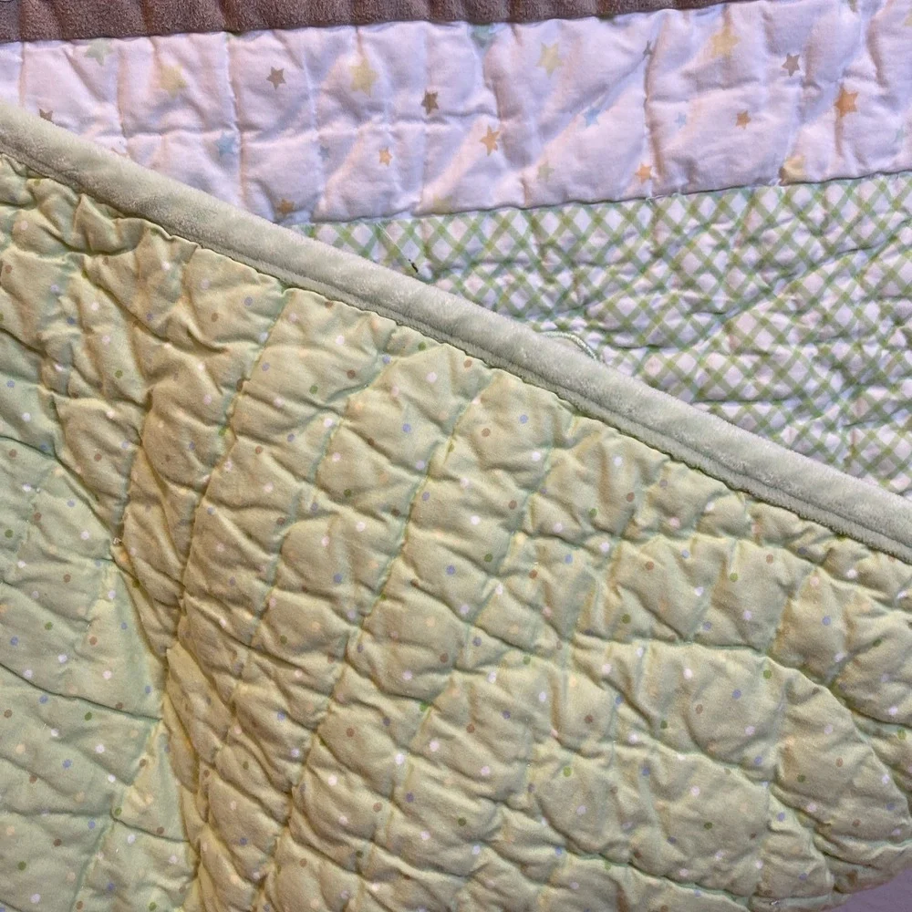 CARTER'S JUST ONE YEAR Alphabet Animals Design Quilted‎ Baby Blanket 40